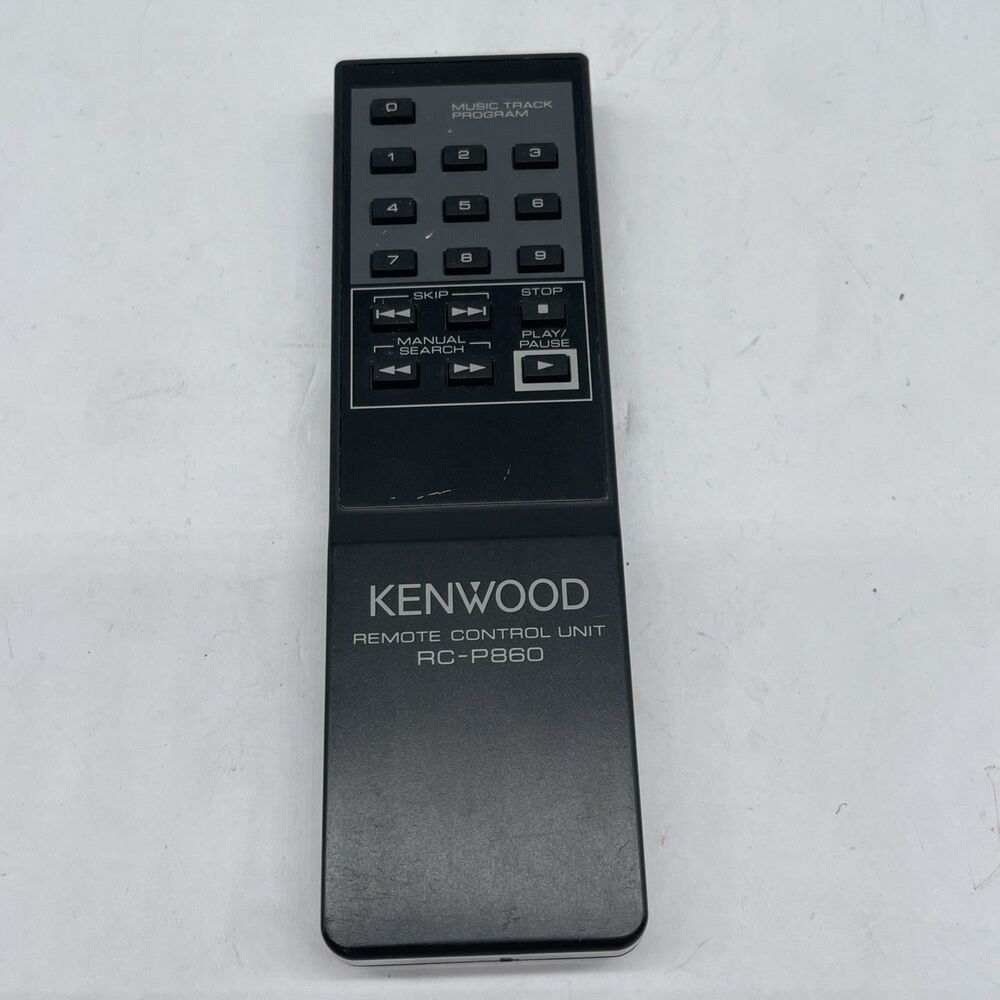 Kenwood RC-P860 OEM Remote Control Tested Works Replacement For Kenwood Receiver